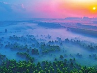 山西长治：烟波浩渺 翠染漳泽